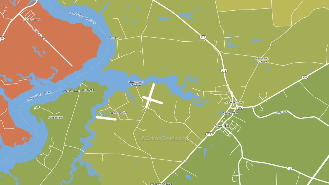 Rolphs, MD Map of Drug-Related Crime Rates
