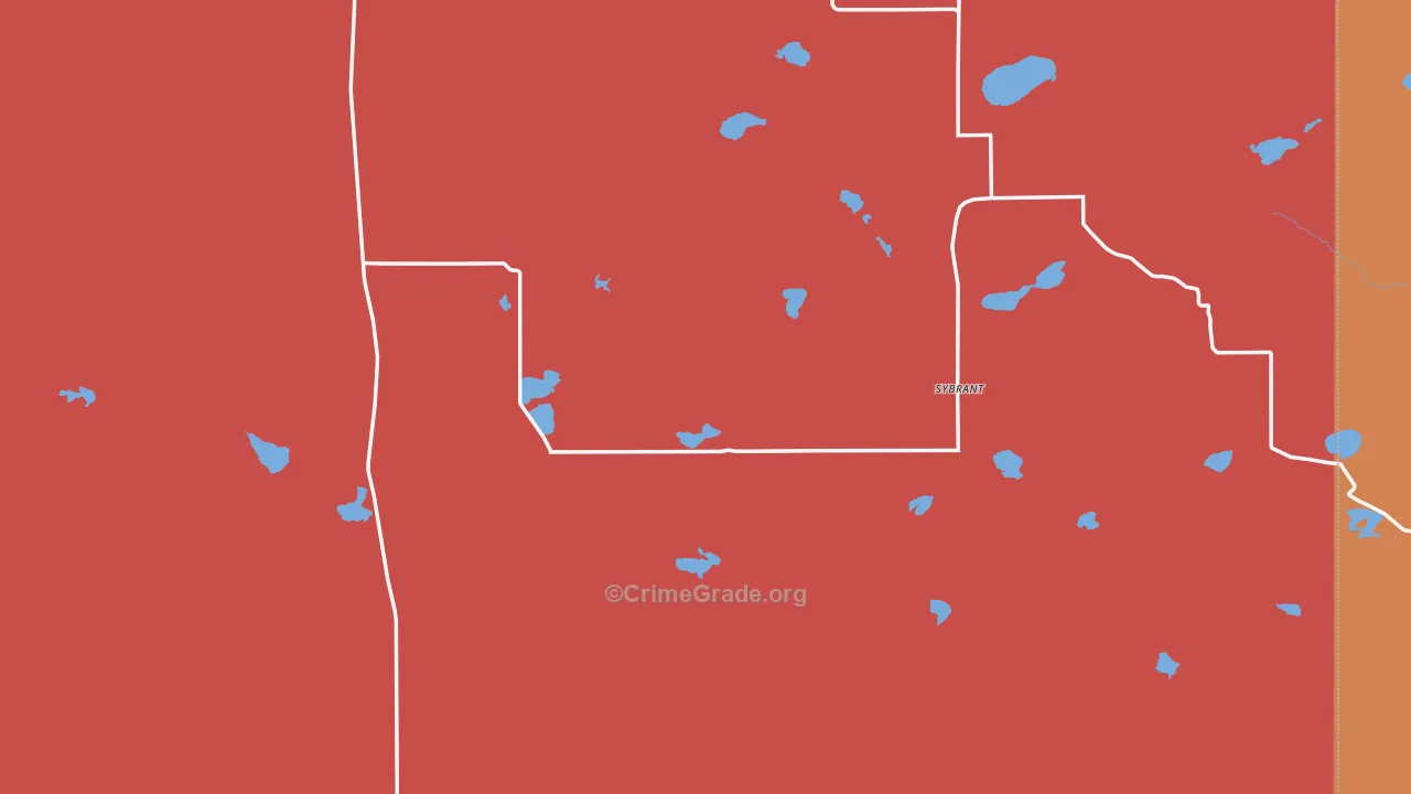 Rose, NE Map of Drug-Related Crime Rates