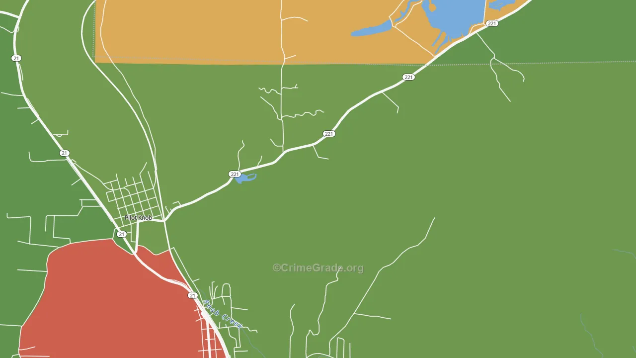 Roselle, MO Map of Drug-Related Crime Rates