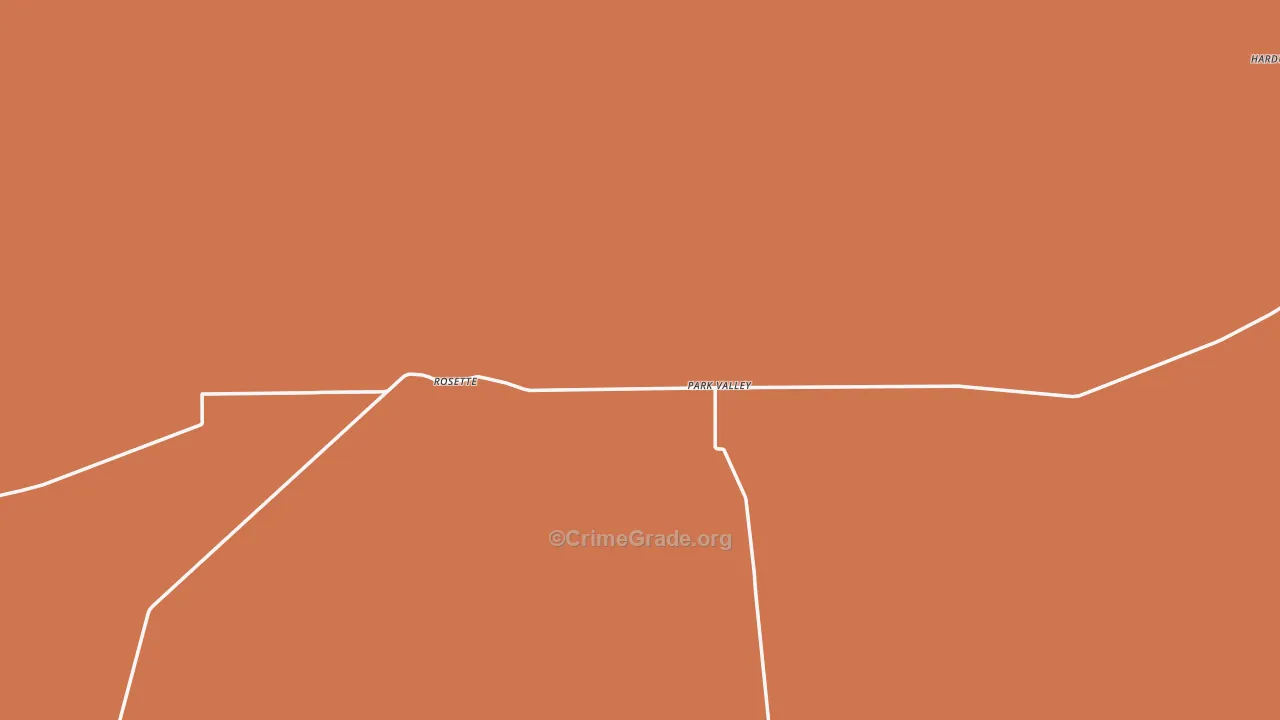 Rosette, UT Map of Drug-Related Crime Rates