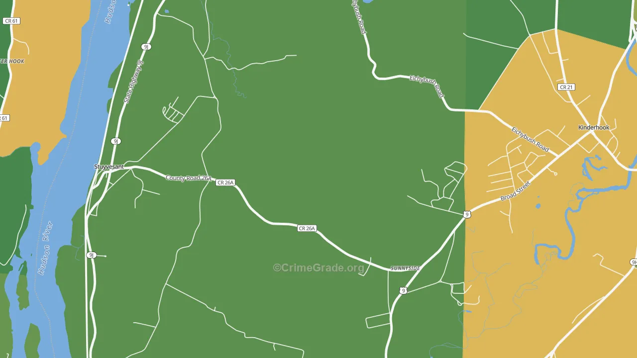 Rossman, NY Map of Drug-Related Crime Rates