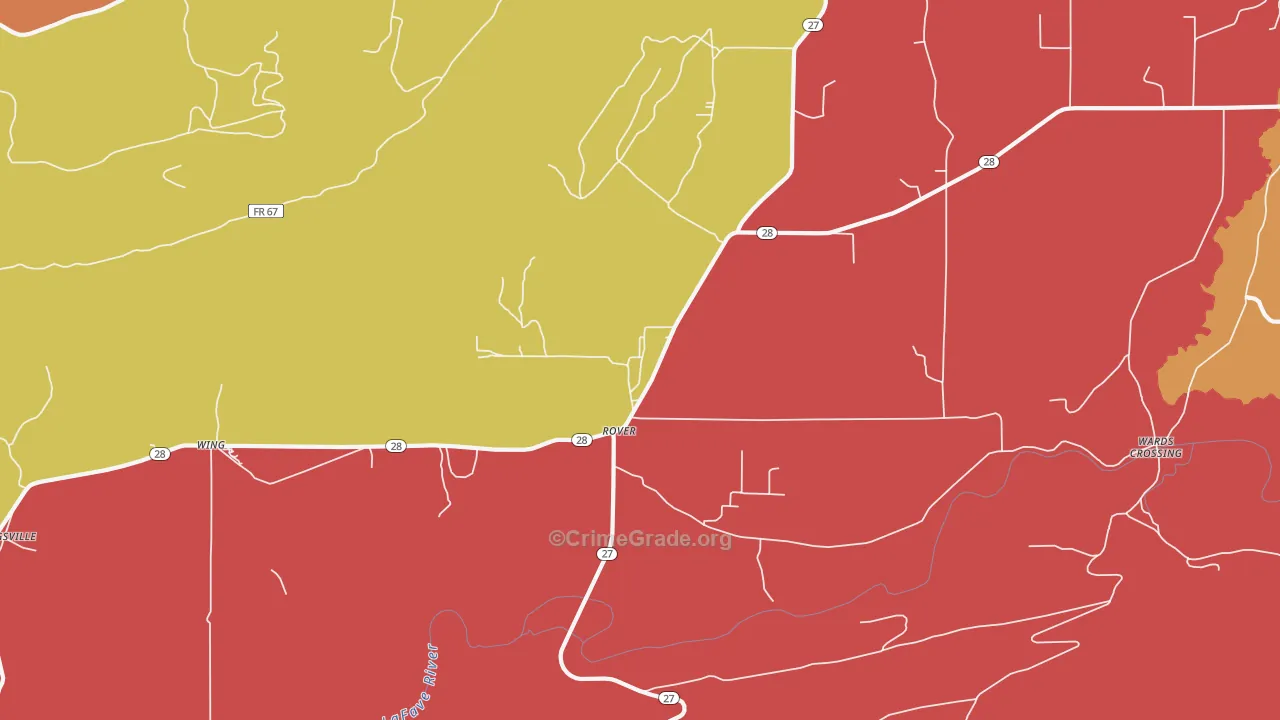 Rover, AR Map of Drug-Related Crime Rates