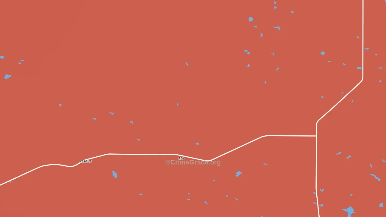 Roy, MT Map of Drug-Related Crime Rates