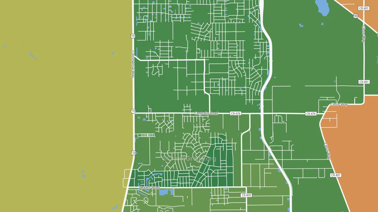 Royal Highlands, Brooksville, FL Map of Drug-Related Crime Rates