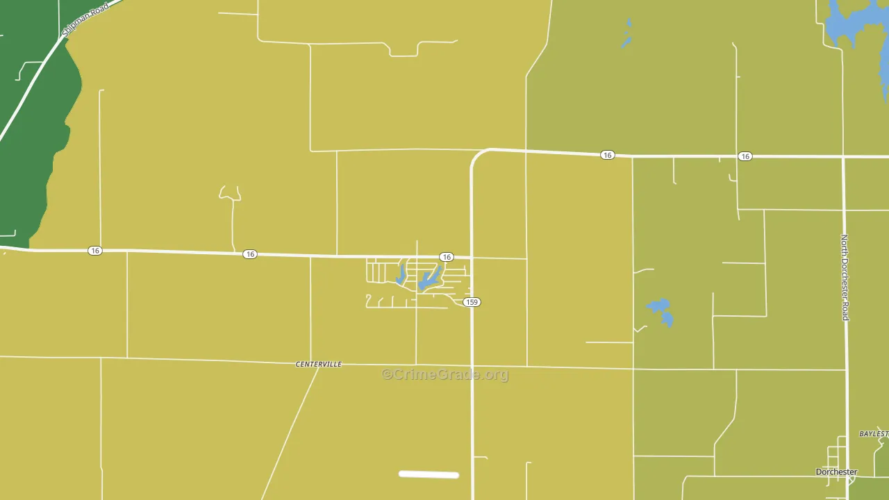 Royal Lakes, IL Map of Drug-Related Crime Rates