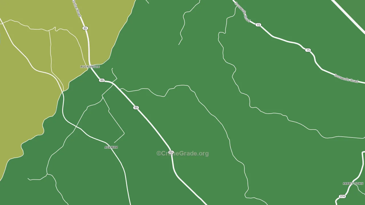 Ruckerville, KY Map of Drug-Related Crime Rates