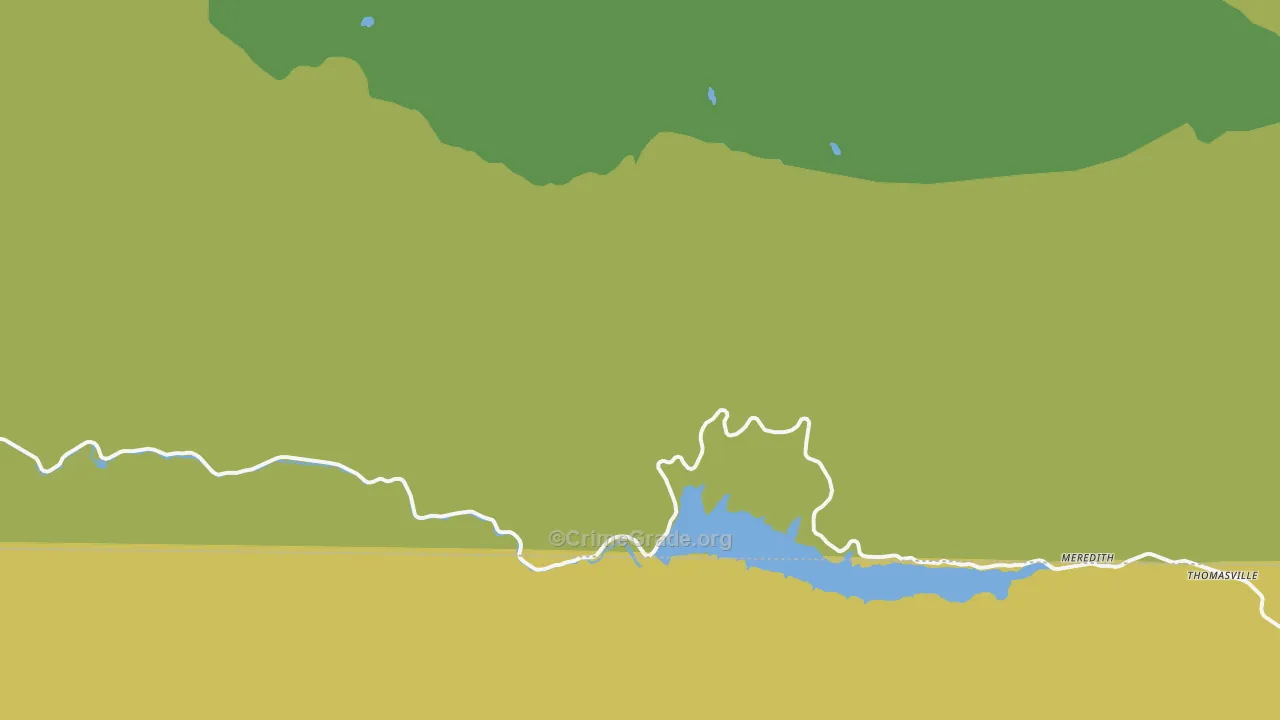Ruedi, CO Map of Drug-Related Crime Rates
