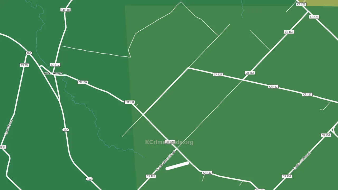 Rural Grove, NY Map of Drug-Related Crime Rates