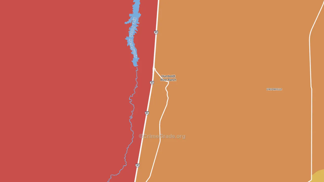 Rye Patch, NV Map of Drug-Related Crime Rates