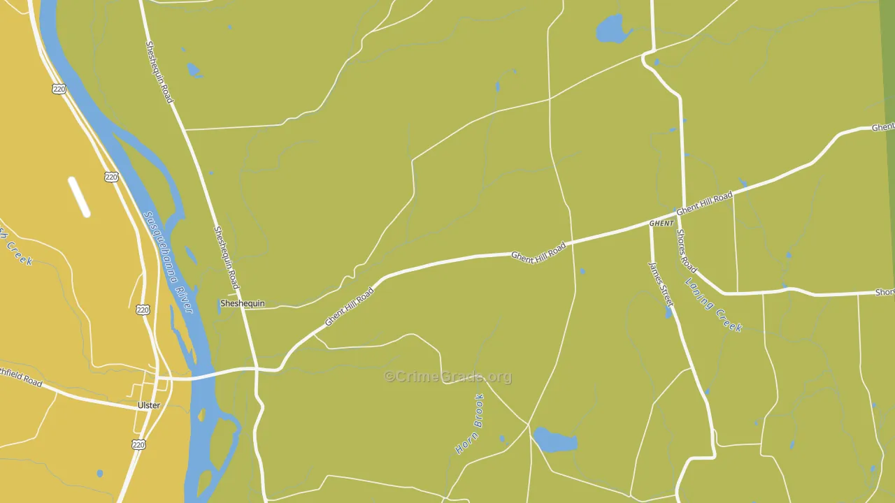 Saco, PA Map of Drug-Related Crime Rates