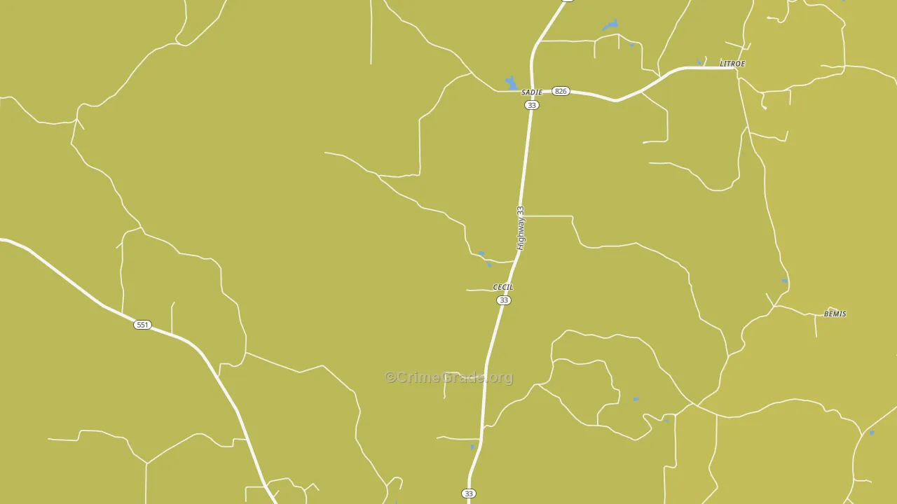 Sadie, LA Map of Drug-Related Crime Rates