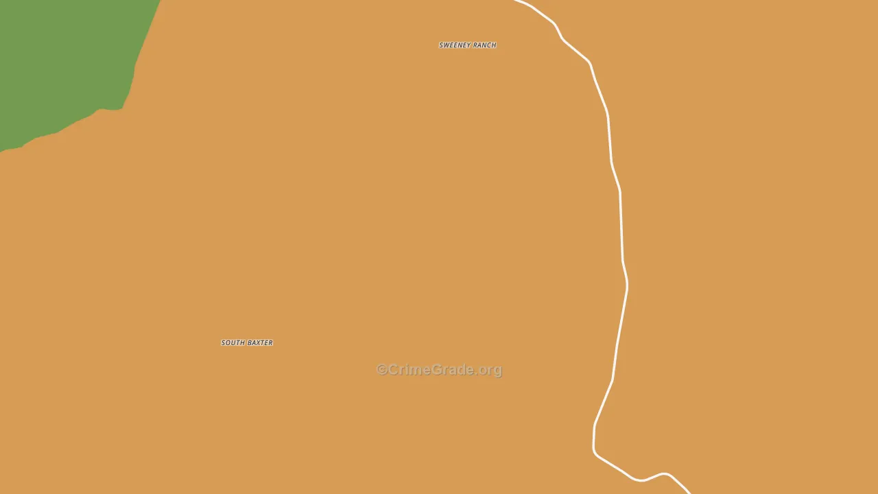 Sage, WY Map of Drug-Related Crime Rates