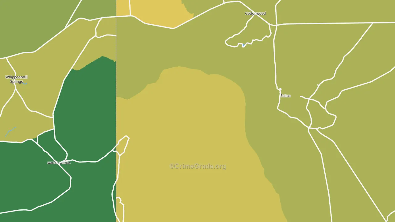 Salina, AZ Map of Drug-Related Crime Rates