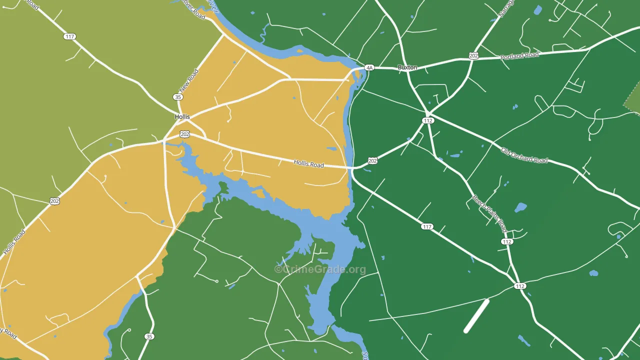 Salmon Falls, ME Map of Drug-Related Crime Rates