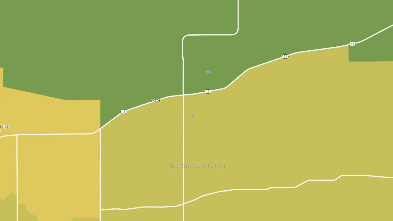 Salol, MN Map of Drug-Related Crime Rates