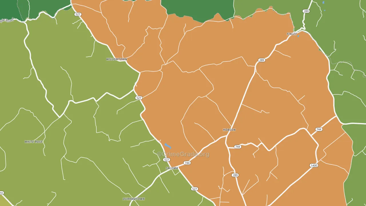 Saloma, KY Map of Drug-Related Crime Rates