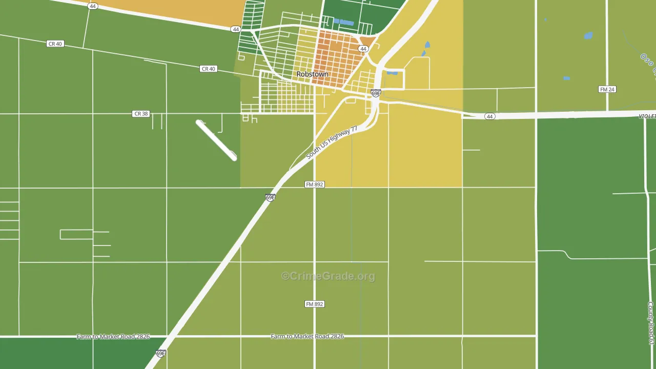 San Pedro, TX Map of Drug-Related Crime Rates