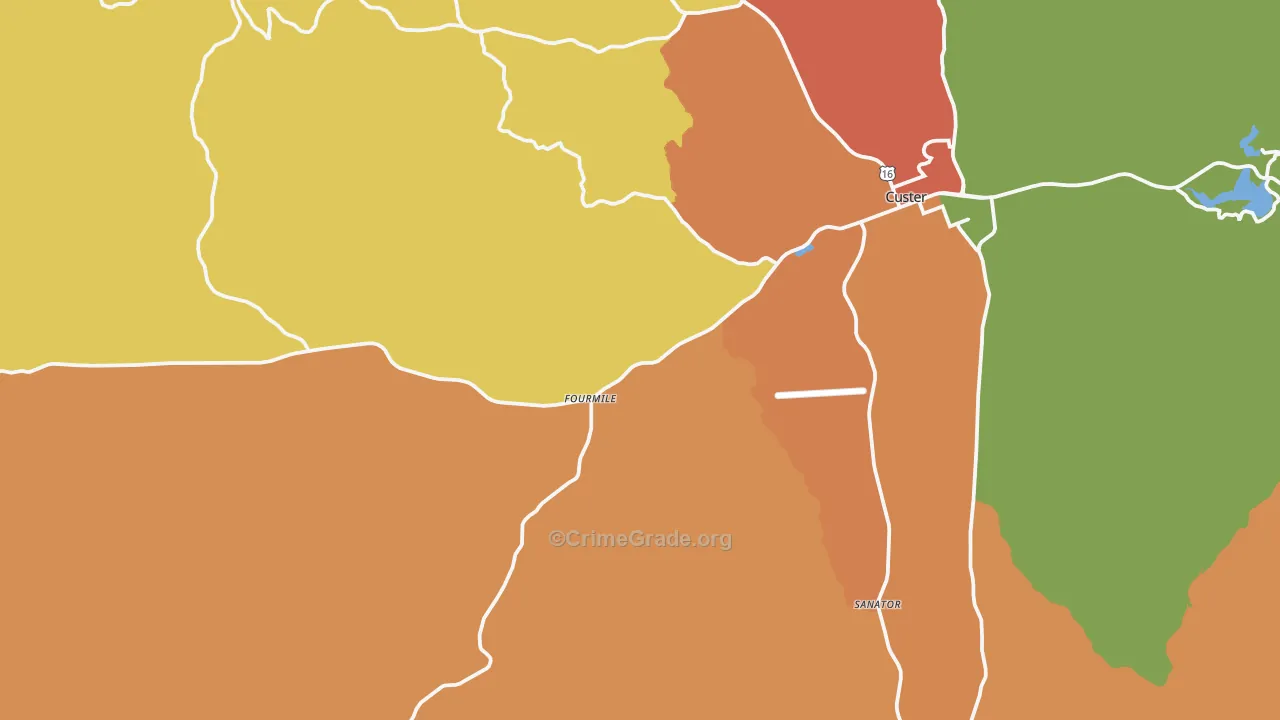 Sanator, SD Map of Drug-Related Crime Rates