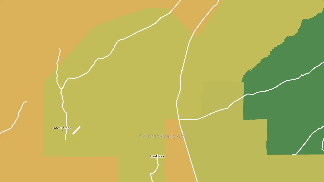 Sand Springs, AZ Map of Drug-Related Crime Rates