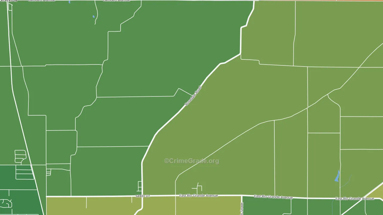 Sandcut, IN Map of Drug-Related Crime Rates