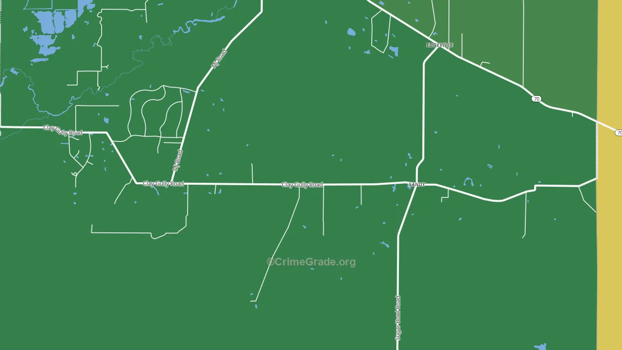 Sandy, FL Map of Drug-Related Crime Rates