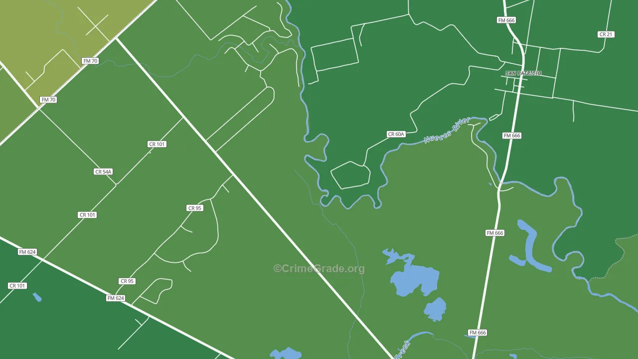 Sandy Hollow-Escondidas, TX Map of Drug-Related Crime Rates