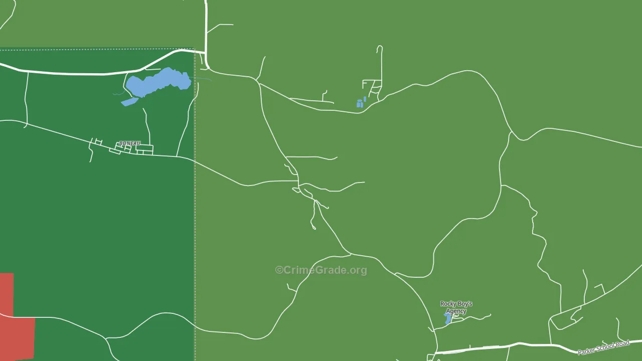 Sangrey, MT Map of Drug-Related Crime Rates
