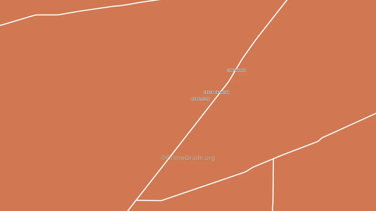 Santa Catarina, TX Map of Drug-Related Crime Rates