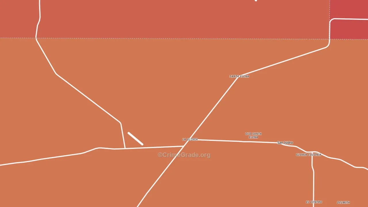 Santa Elena, TX Map of Drug-Related Crime Rates