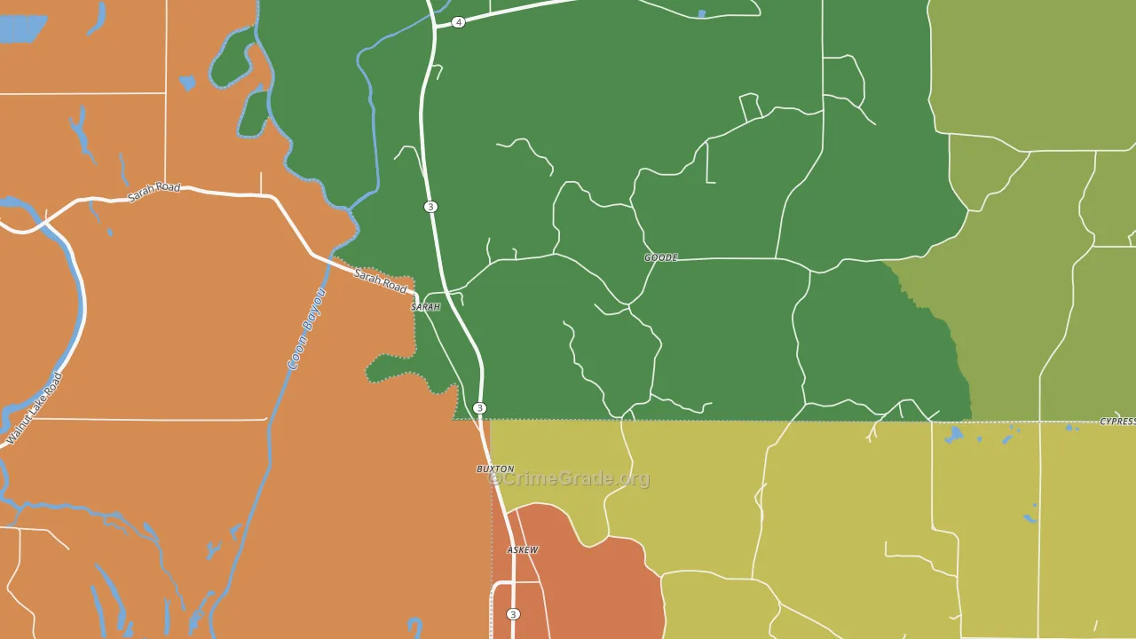 Sarah, MS Map of Drug-Related Crime Rates