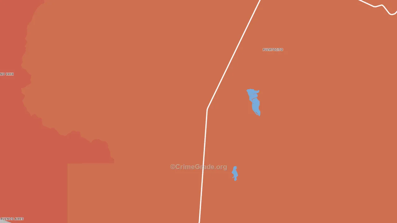 Sasabe, AZ Map of Drug-Related Crime Rates