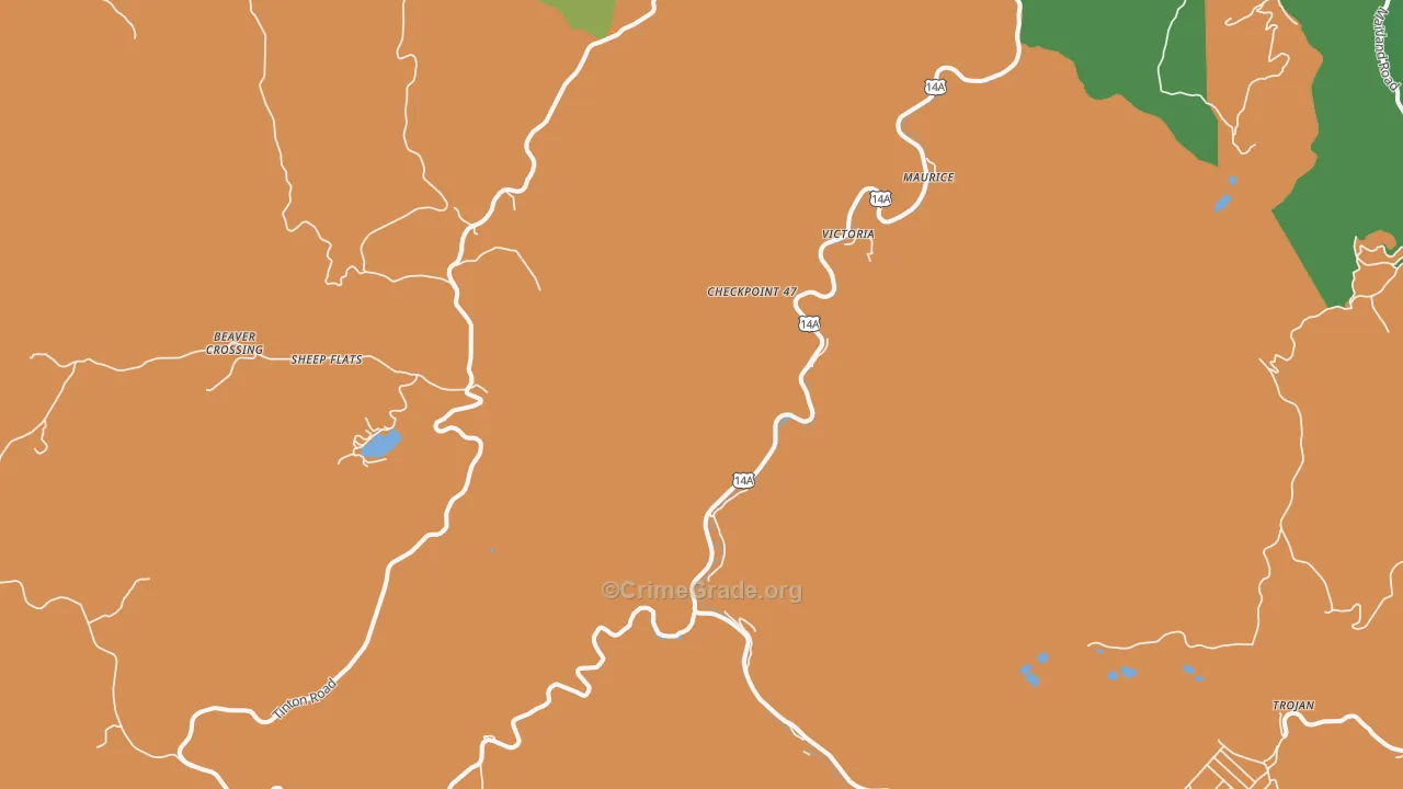 Savoy, SD Map of Drug-Related Crime Rates