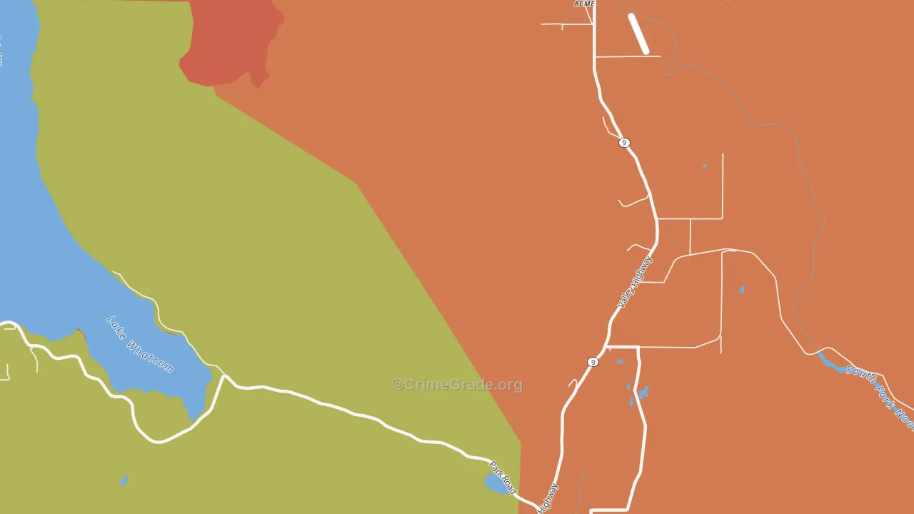 Saxon, WA Map of Drug-Related Crime Rates