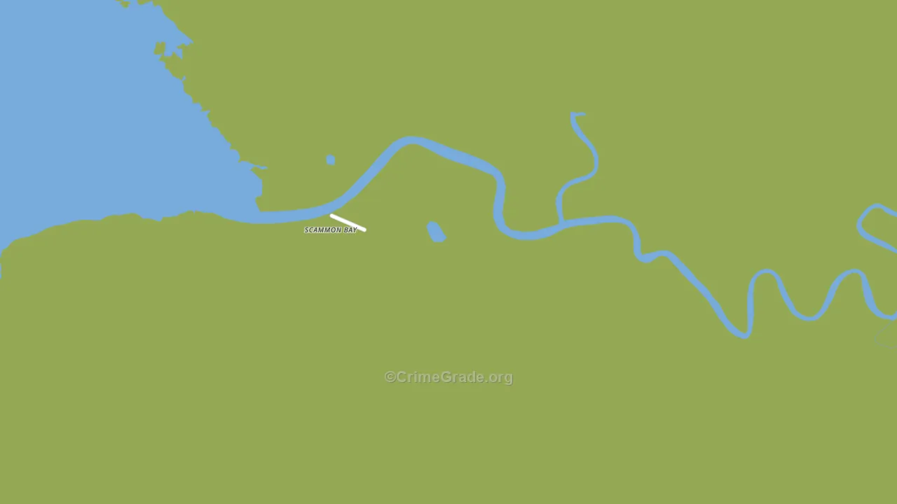Scammon Bay, AK Map of Drug-Related Crime Rates