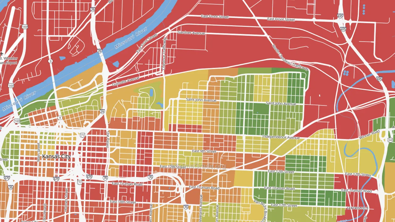 Scarritt Renaissance, Kansas City, MO Map of Drug-Related Crime Rates
