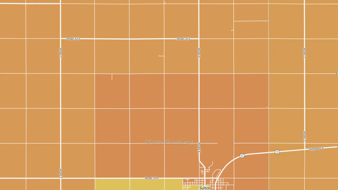 School Creek, NE Map of Drug-Related Crime Rates