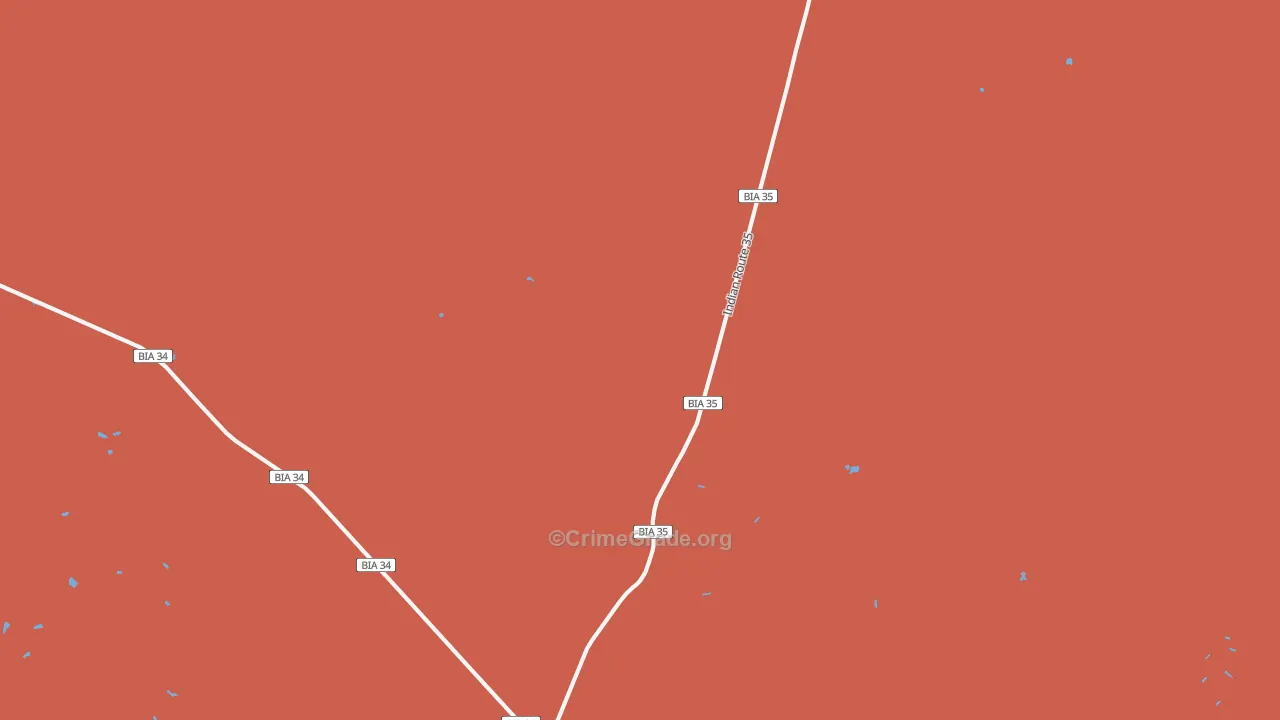 Schuchk, AZ Map of Drug-Related Crime Rates