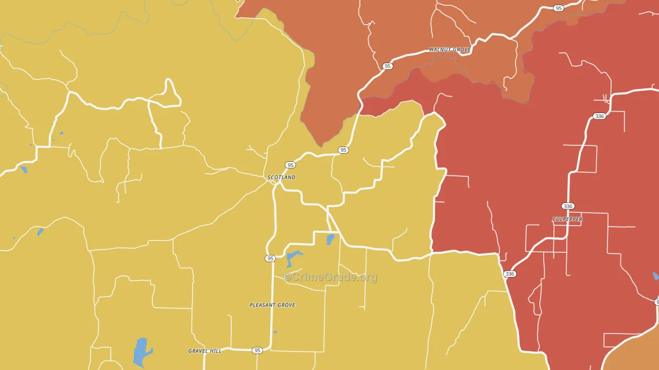 Scotland, AR Map of Drug-Related Crime Rates