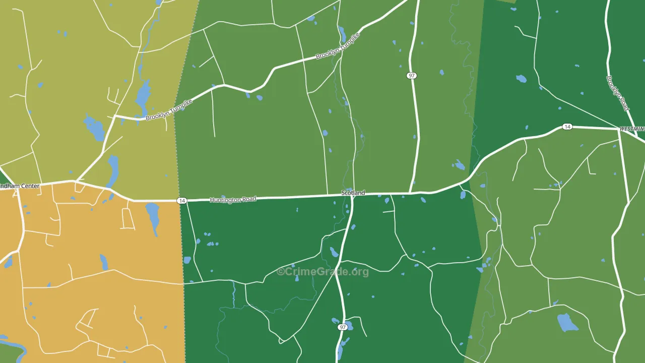 Scotland, CT Map of Drug-Related Crime Rates