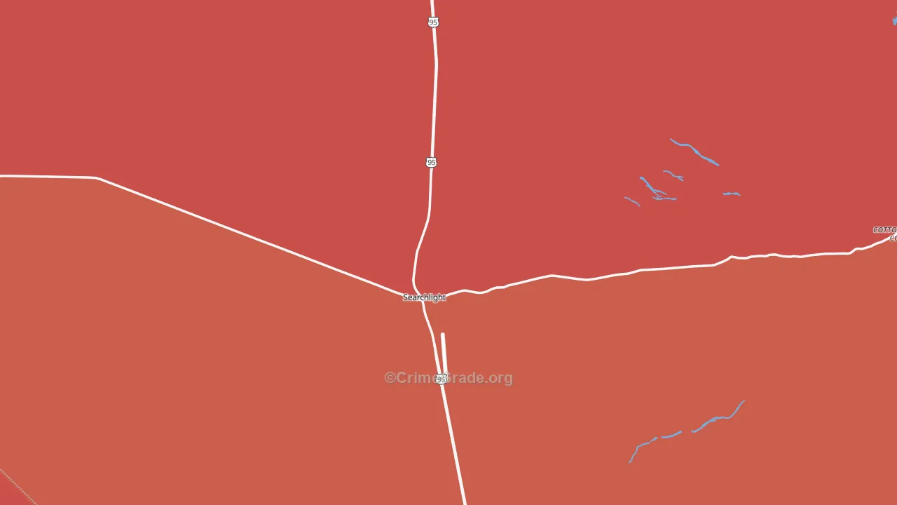 Searchlight, NV Map of Drug-Related Crime Rates