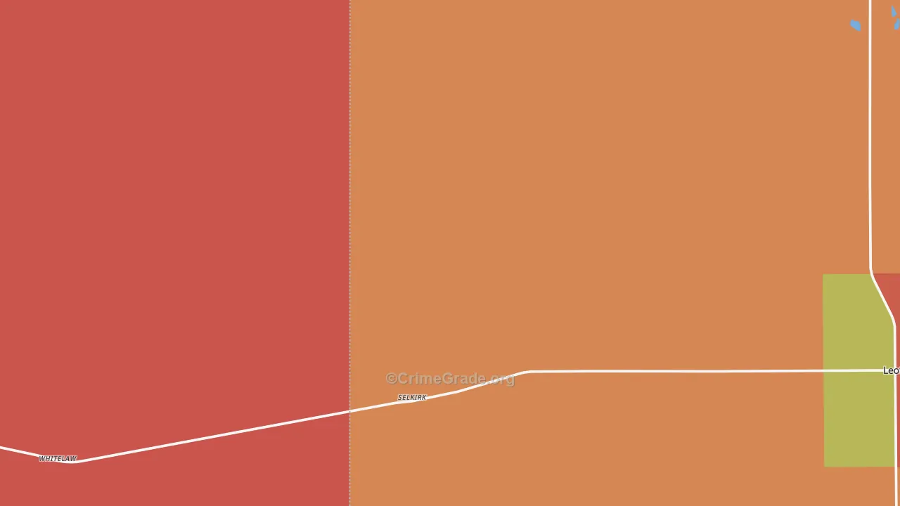 Selkirk, KS Map of Drug-Related Crime Rates