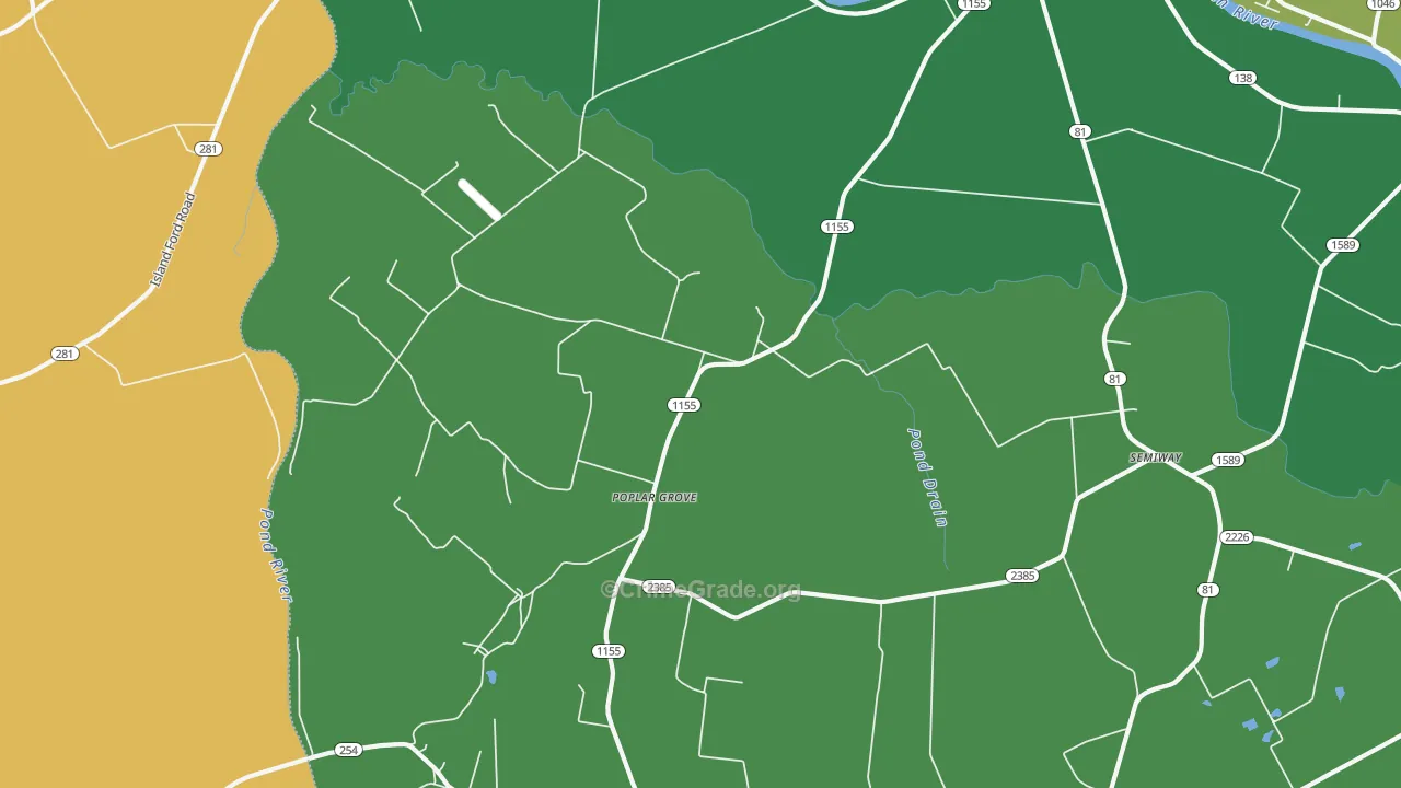 Semiway, KY Map of Drug-Related Crime Rates