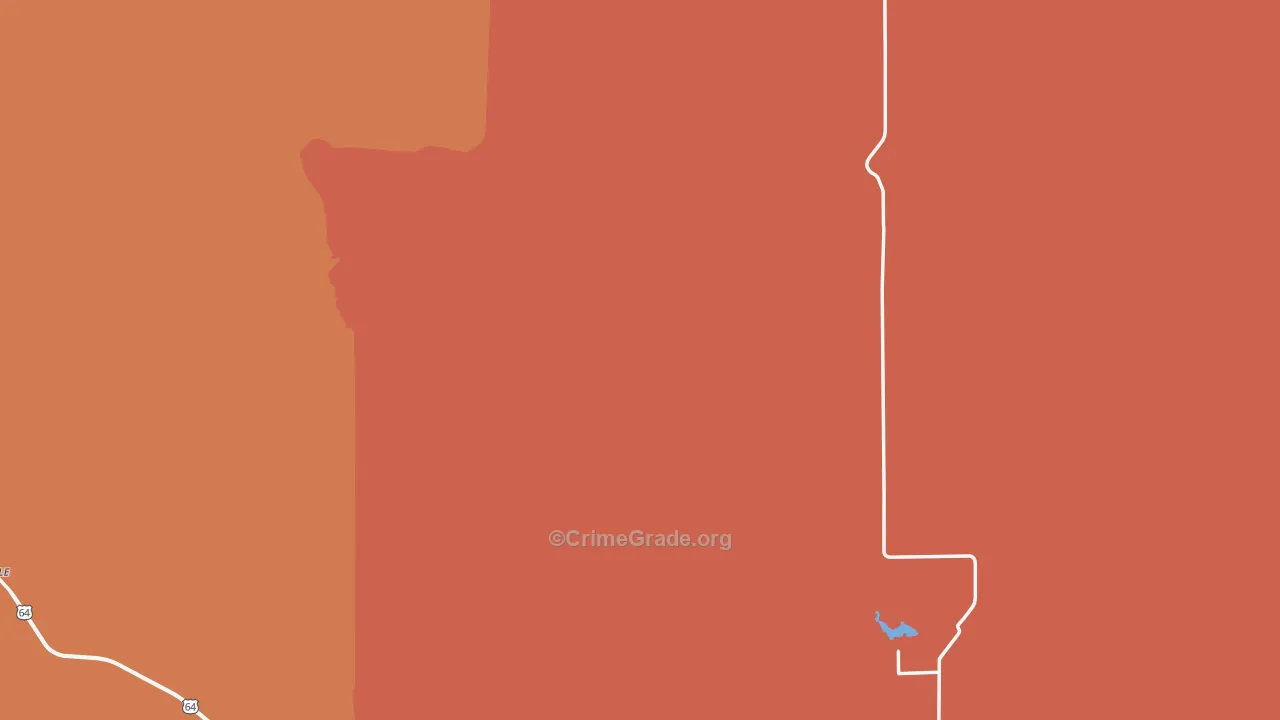 Seneca, NM Map of Drug-Related Crime Rates