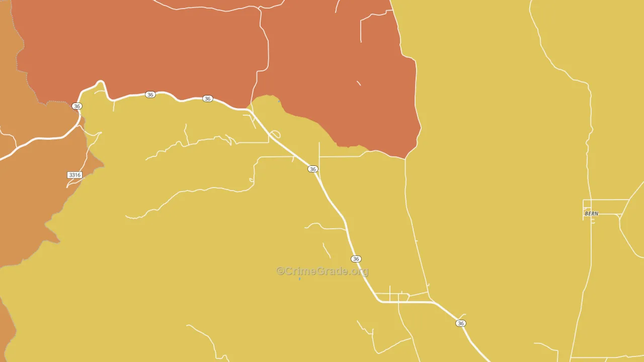Sharon, ID Map of Drug-Related Crime Rates