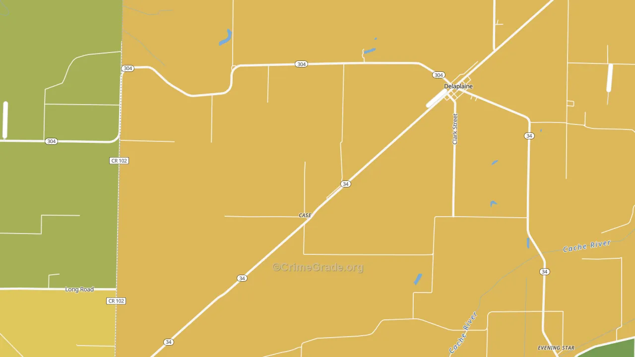 Sharum, AR Map of Drug-Related Crime Rates