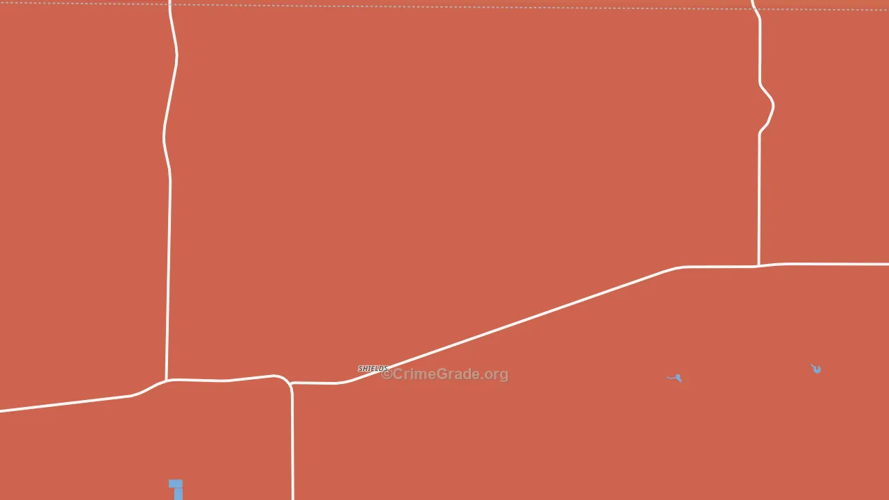 Shields, KS Map of Drug-Related Crime Rates
