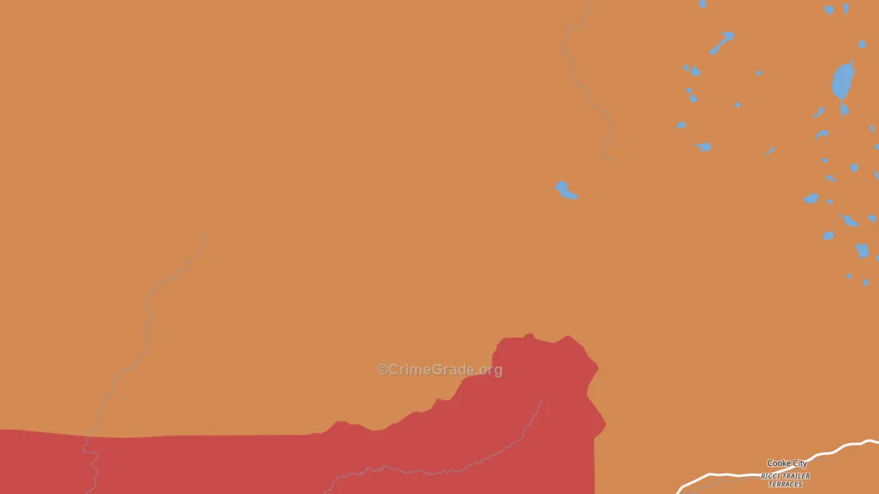 Silver Gate, MT Map of Drug-Related Crime Rates