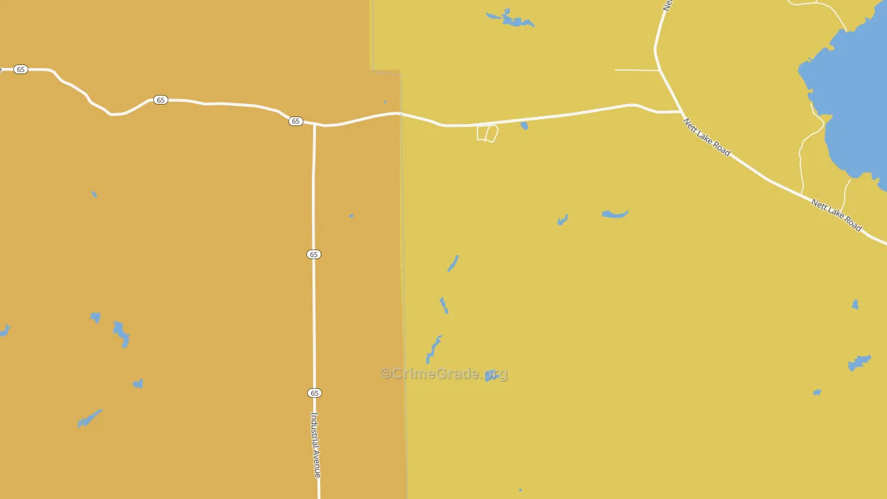 Silverdale, MN Map of Drug-Related Crime Rates