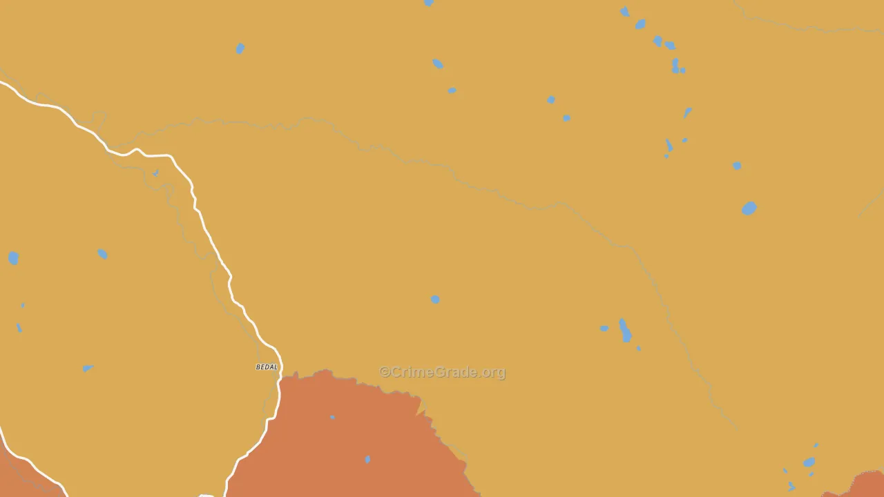 Silverton, WA Map of Drug-Related Crime Rates