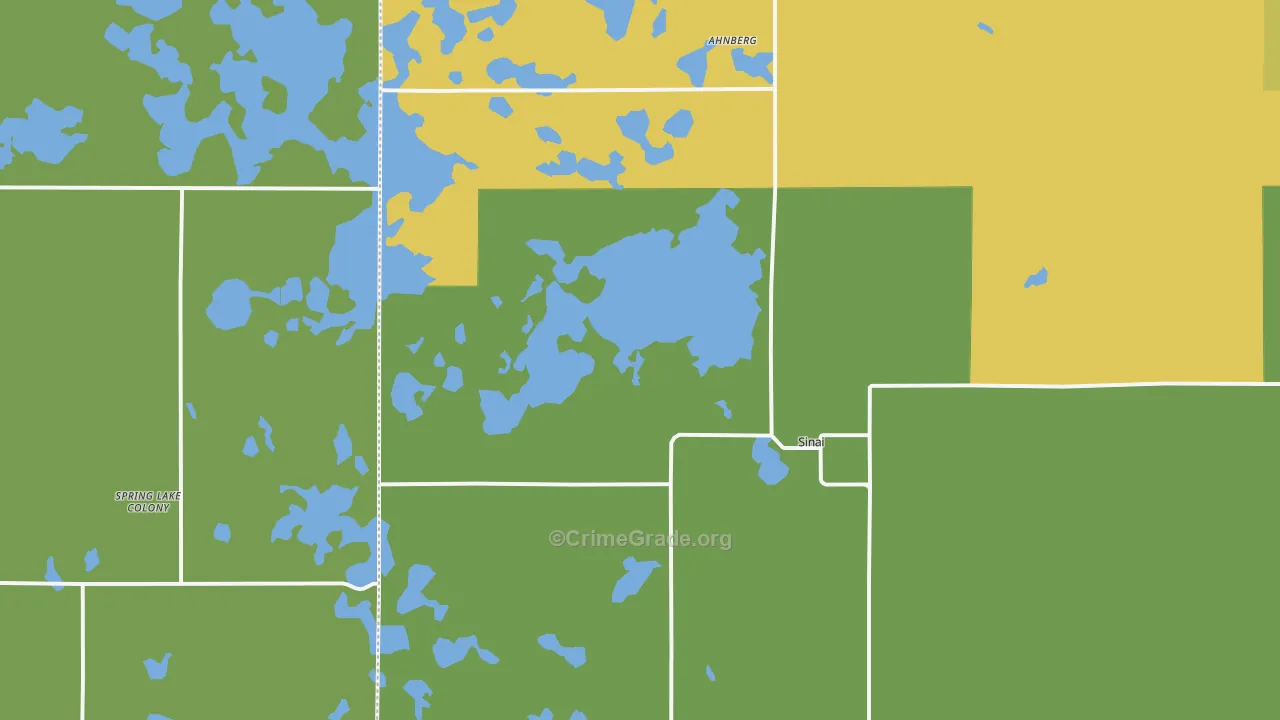 Sinai, SD Map of Drug-Related Crime Rates